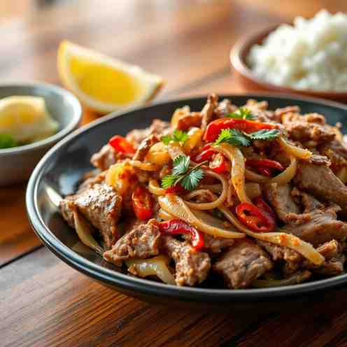 Pork Sisig - Filipino Dinner